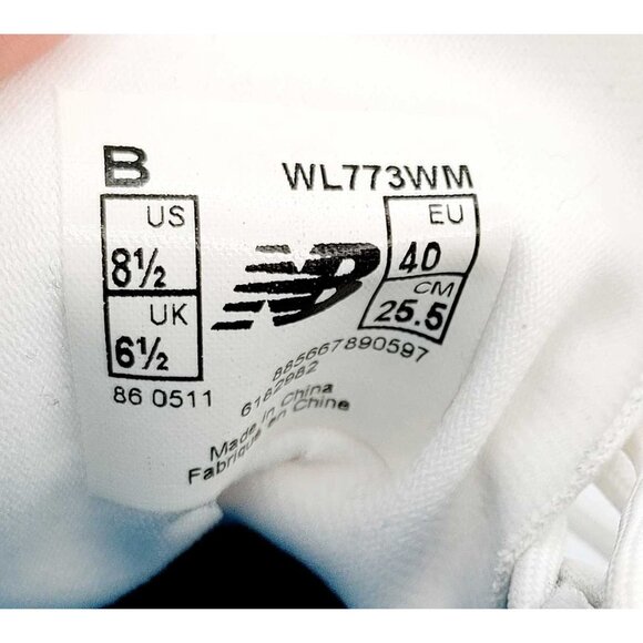New Balance 773 Lifestyle Women’s Size 8.5 Running Shoes WL773WM Blue White - Picture 9 of 9